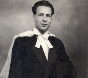 Erwin Schmerling, Cambridge graduation, 1950