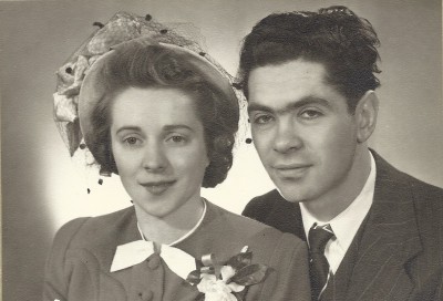 Joyce and Herbert Bratspies, August 29, 1949